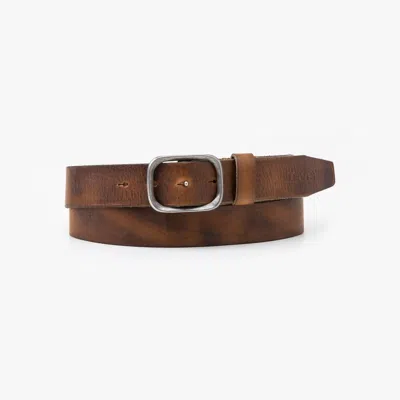 Levi's Center Bar Belt In Brown