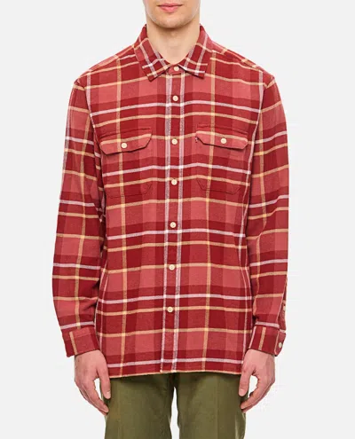 Levi's Checked Shirt Worker In Red