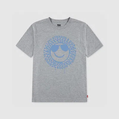 Levi's Levis Chill Smiley Tee Big Boys S-xl T-shirt S In Blue