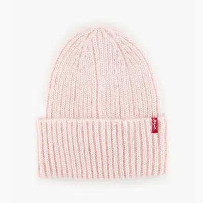 Levi's Chunky Beanie In Pink
