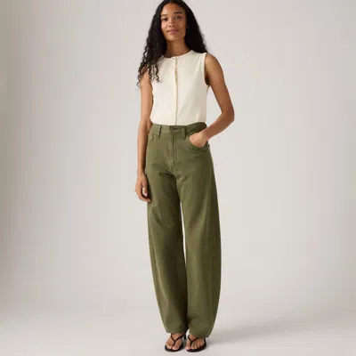 Levi's Cinch Barrel Women's Jeans 32x31 In Green