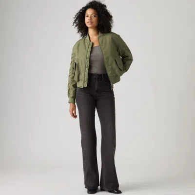 Levi's Cinch Flare Jeans In Black
