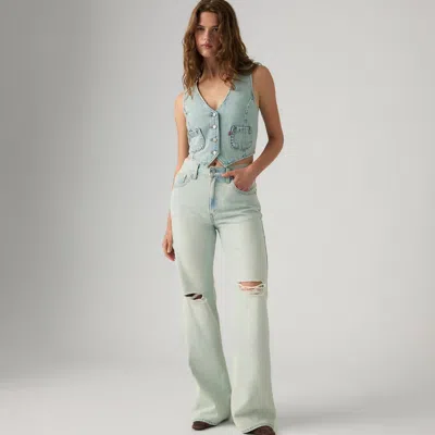 Levi's Cinch Flare Women's Jeans 23x32 In Blue