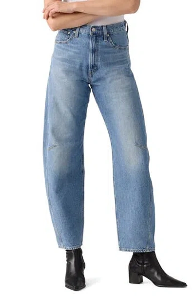 Levi's® Cinch High Waist Barrel Jeans In Blue