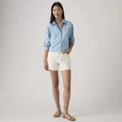 Levi's Cinch Mid-thigh Women's Shorts 31 In White