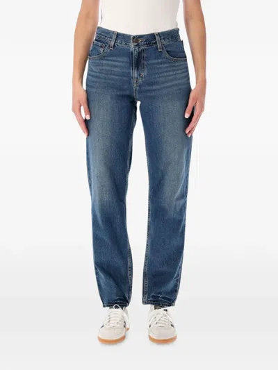 Levi's Cinch-back Straight-leg Jeans In Blue
