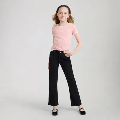 Levi's Classic Bootcut Jeans Big Girls 7-16 10 In Black Stretch