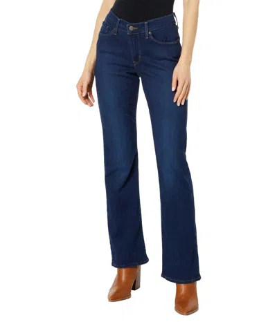 Levi's Classic Bootcut Jeans Women's Cobalt March Denim Mid Rise Pall557 In Blue