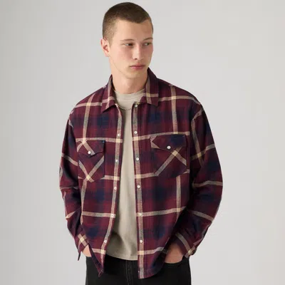 Levi's Classic Boxy Western Flannel Shirt In Multi