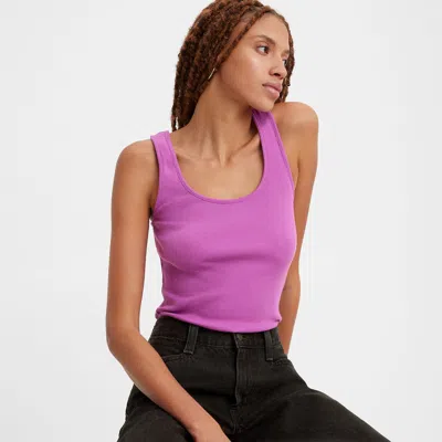Levi's Classic Fit Tank Top In Purple