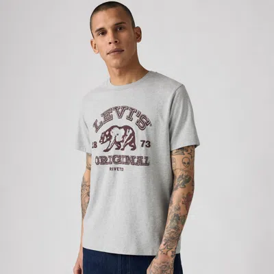 Levi's Classic Graphic T-shirt In Gray