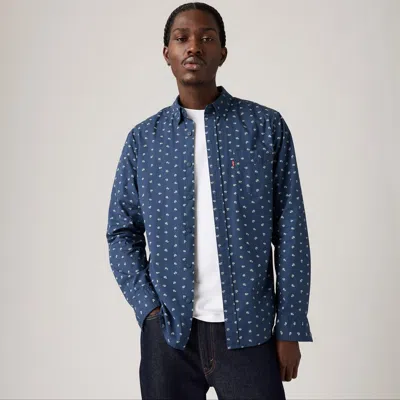 Levi's Classic One Pocket Standard Fit Shirt In Blue