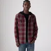 Levi's Classic Relaxed Hooded Worker In Multi