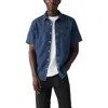 Levi's® Classic Short Sleeve Standard Fit Shirt In Blue