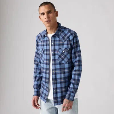 Levi's Classic Standard Fit Western Shirt Chambray In Multi