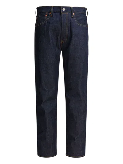 Levi's Classic Straight-leg Denim Jeans With Button Fly In Blue