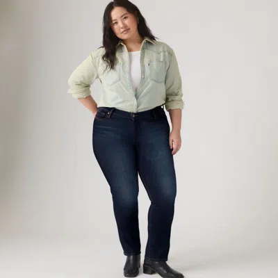 Levi's Classic Straight Women's Jeans (plus Size) 14m In Fresh Face Plus