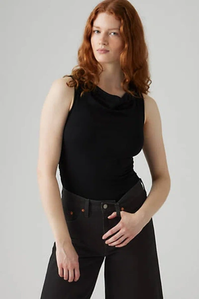Levi's Clea Cowl Top In Black