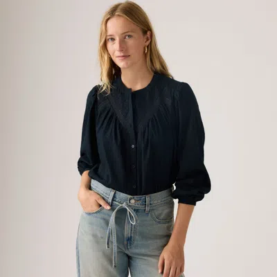 Levi's Cleo Blouse In Black