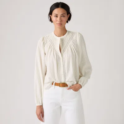 Levi's Cleo Blouse In White