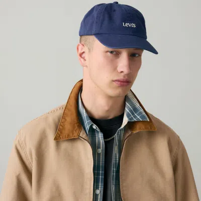 Levi's Club Logo Cap In Blue