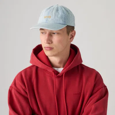 Levi's Club Logo Cap In Light Wash / Im Cold In Here Hat