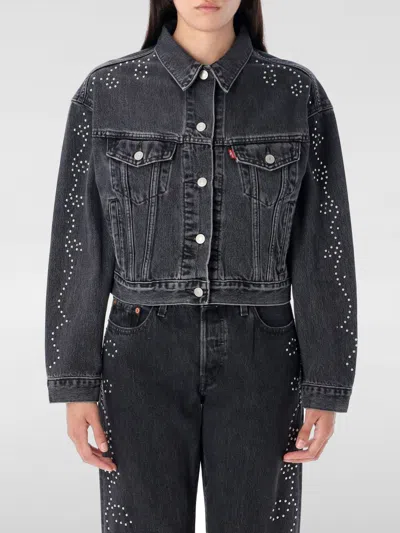 LEVI'S JACKET LEVI'S WOMAN COLOR BLACK,H28806002