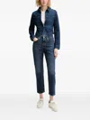 Levi's Collared Zip Jacket In Blue