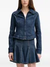 Levi's Collared Zip Jacket In Blue