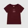Levi's Levis Color Block Raglan Top Little Girls 4-6x 6x In Brown