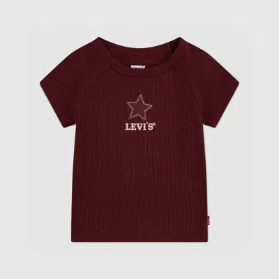 Levi's Levis Color Block Raglan Top Toddler Girls 2t-4t 4t In Brown