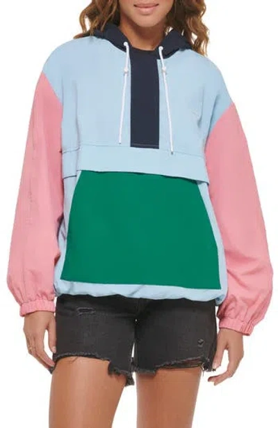 Levi's® Colorblock Hooded Popover Jacket In Multi