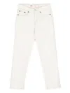 Levi's Contrast-stitching Tapered Jeans In Neutrals