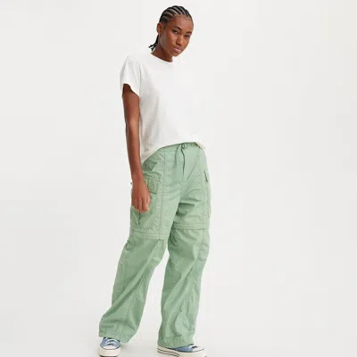 Levi's Convertible Cargo Pants In Green