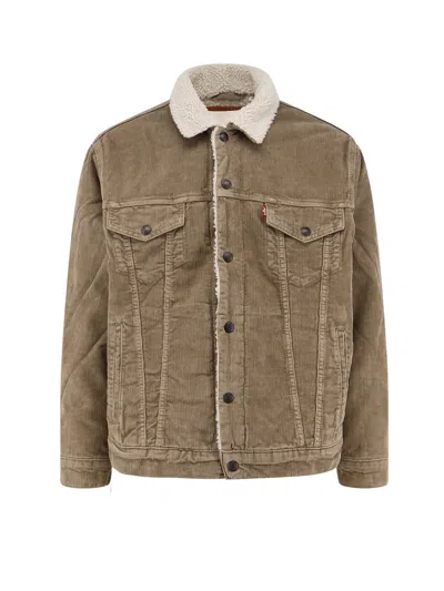 Levi's Corduroy Jacket With Repreve® Lining In Brown