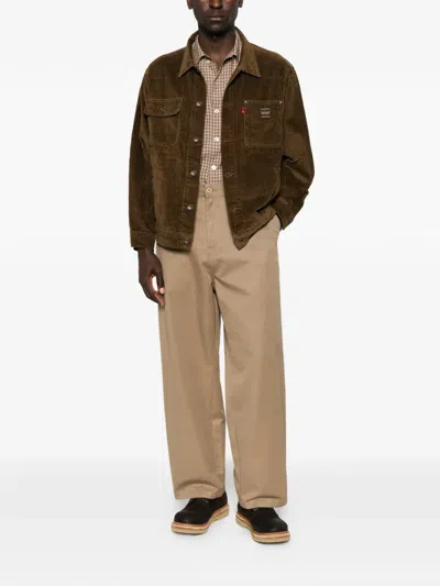 Levi's Corduroy Pocket-detail Jacket In Brown