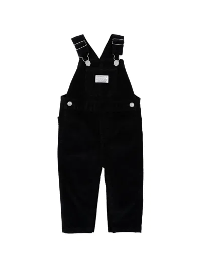Levi's Babies' Corduroy-texture Dungarees In Black