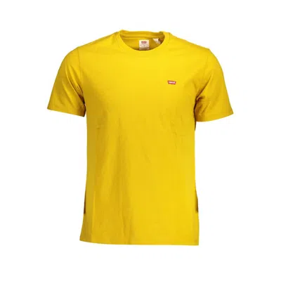 Levi's Cotton Men's T-shirt In Yellow