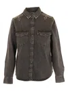 Levi's Cotton Shirt In Gray