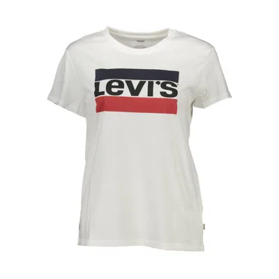 Levi's Cotton Tops & Women's T-shirt In White