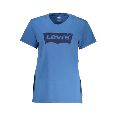 Levi's Cotton Tops & Women's T-shirt In Blue