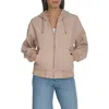Levi's® Cotton Zip Work Hoodie In Light Pink