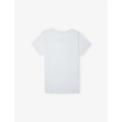 Levi's Kids' Country Air Daisy Logo-embroidered Cotton-jersey T-shirt 10-16 In White