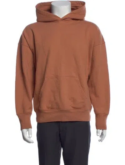 Pre-owned Levi's Crew Neck Long Sleeve Hoodie In Orange