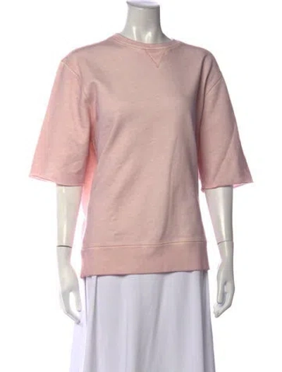 Pre-owned Levi's Crew Neck Short Sleeve Sweatshirt In Pink