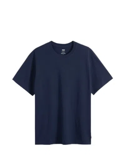 Levi's Crew-neck Short-sleeve T-shirt In Blue