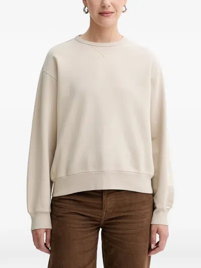 Levi's Crew-neck Sweatshirt In White