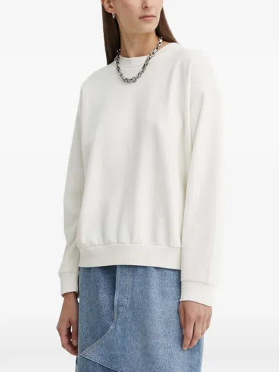 Levi's Crew-neck Sweatshirt In White