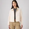 Levi's Cropped Chore Coat In Neutral