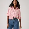 Levi's Cropped Harlie Shirt In Pink